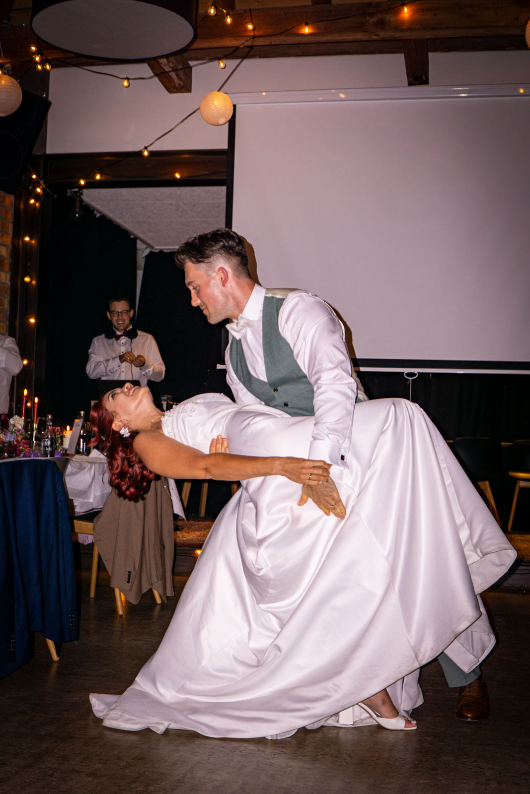 Emotionale Szene einer Hochzeit